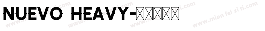 Nuevo Heavy字体转换